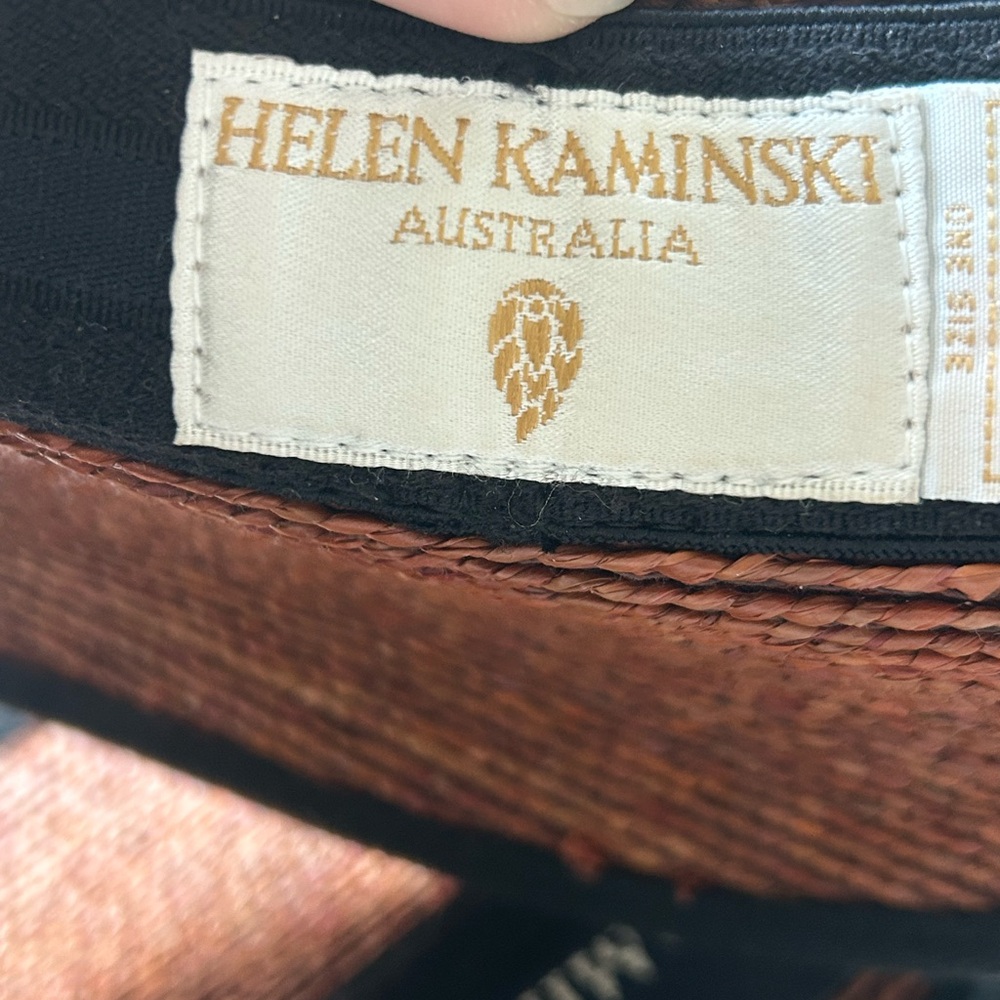 Helen Kaminski Tan Straw Visor - Picture 5 of 6